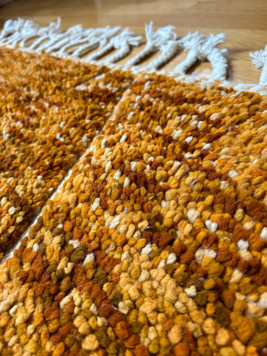 Tapis berbère Béni Ouarain 270x155cm 100% laine Musaïca